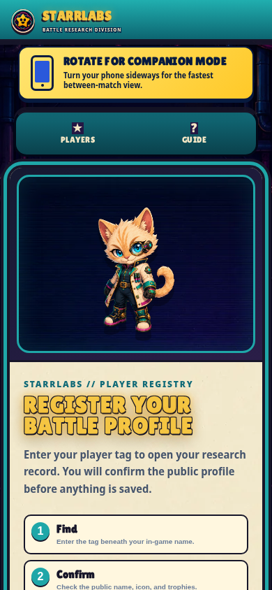 Find your player tag in-game